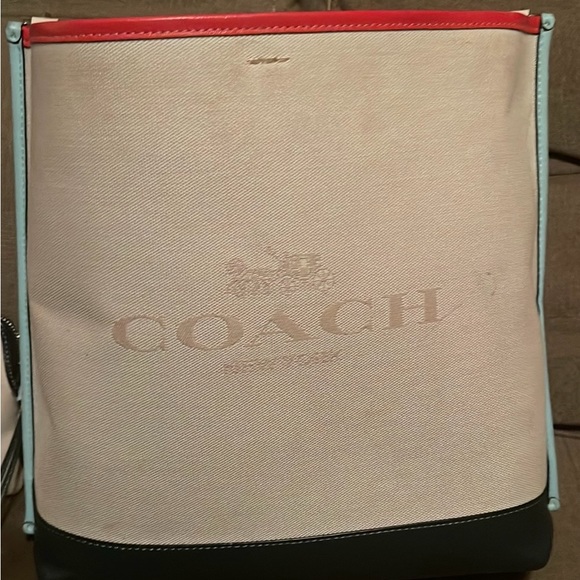 Mollie Colorblock Bucket Bag. - Picture 1 of 9